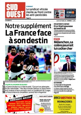 Sud Ouest 19 septembre 2019 Sud Ouest N°20190919 du 19 septembre 2019 à télécharger sur iPad