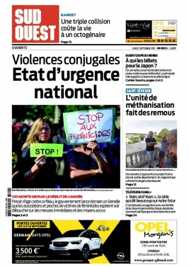 Sud Ouest 02 septembre 2019 Sud Ouest N°20190902 du 02 septembre 2019 à télécharger sur iPad