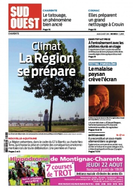 Sud Ouest 22 août 2019 Sud Ouest N°20190822 du 22 août 2019 à télécharger sur iPad