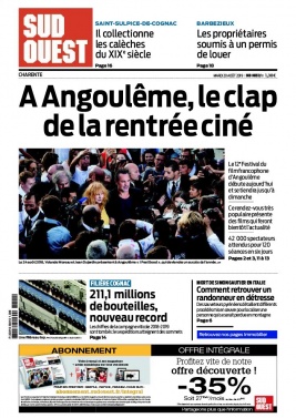 Sud Ouest 20 août 2019 Sud Ouest N°20190820 du 20 août 2019 à télécharger sur iPad