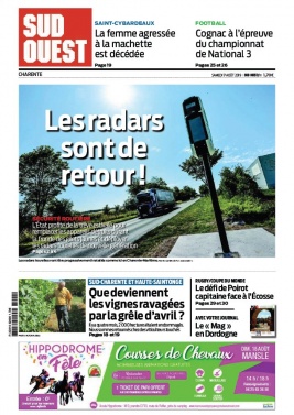 Sud Ouest 17 août 2019 Sud Ouest N°20190817 du 17 août 2019 à télécharger sur iPad