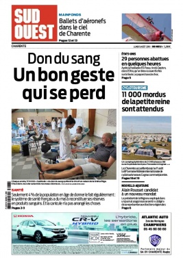 Sud Ouest 05 août 2019 Sud Ouest N°20190805 du 05 août 2019 à télécharger sur iPad
