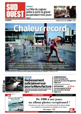 Sud Ouest 24 juillet 2019 Sud Ouest N°20190724 du 24 juillet 2019 à télécharger sur iPad