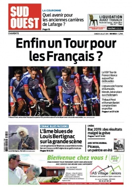 Sud Ouest 06 juillet 2019 Sud Ouest N°20190706 du 06 juillet 2019 à télécharger sur iPad