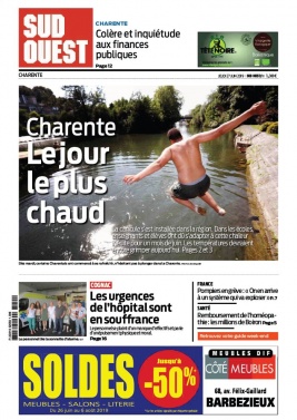 Sud Ouest 27 juin 2019 Sud Ouest N°20190627 du 27 juin 2019 à télécharger sur iPad