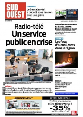 Sud Ouest 18 juin 2019 Sud Ouest N°20190618 du 18 juin 2019 à télécharger sur iPad