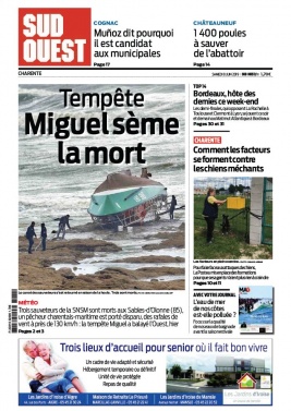 Sud Ouest 08 juin 2019 Sud Ouest N°20190608 du 08 juin 2019 à télécharger sur iPad