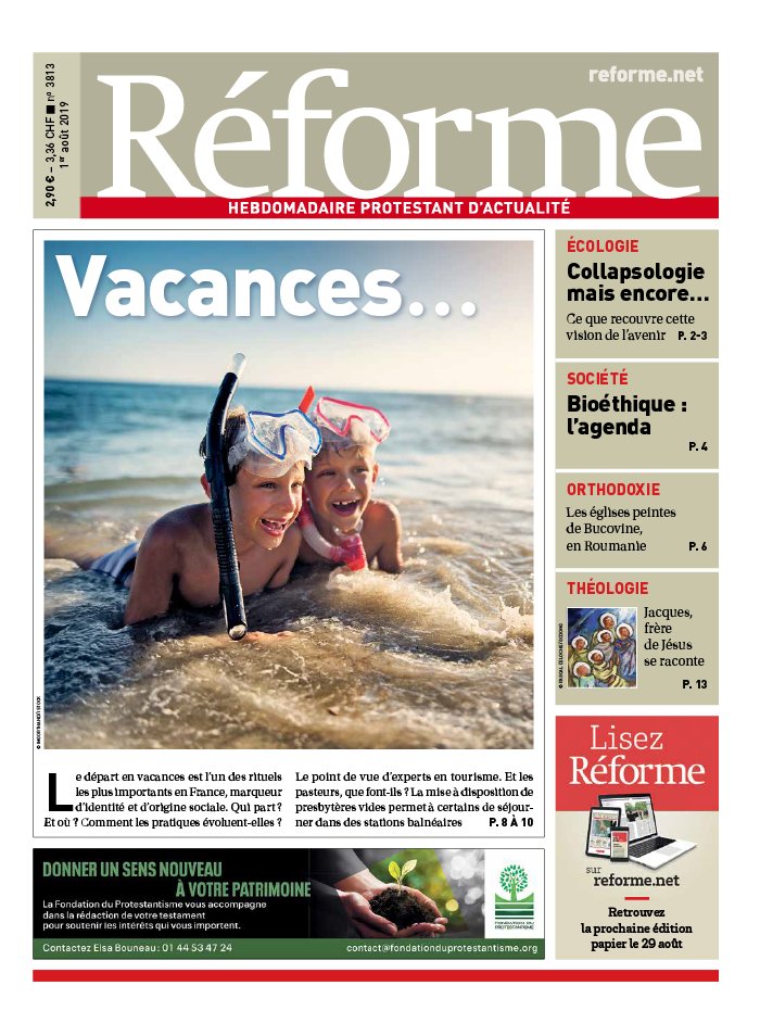Réforme 01 août 2019 Abonnement à Réforme Pas Cher avec le BOUQUET INFO ePresse.fr