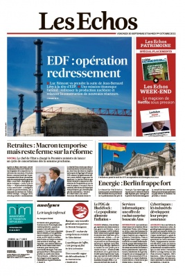 Les Echos 30 septembre 2022 Abonnement aux Échos Pas Cher avec le BOUQUET ÉCONOMIE ePresse.fr