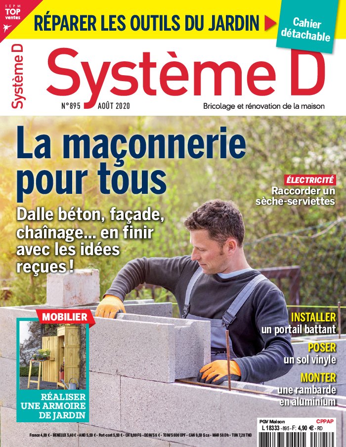 Système D 29 juillet 2020 Abonnement Système D Pas Cher avec le BOUQUET À LA CARTE ePresse.fr
