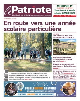 Le Patriote Beaujolais N°1306 du 03 septembre 2020 à télécharger sur iPad