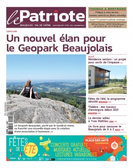 Le Patriote Beaujolais N°1299 du 16 juillet 2020 à télécharger sur iPad