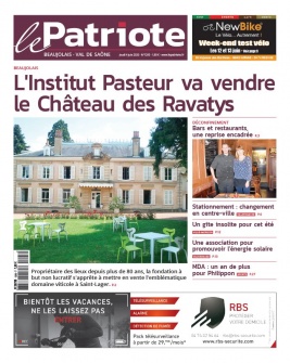 Le Patriote Beaujolais N°1293 du 04 juin 2020 à télécharger sur iPad