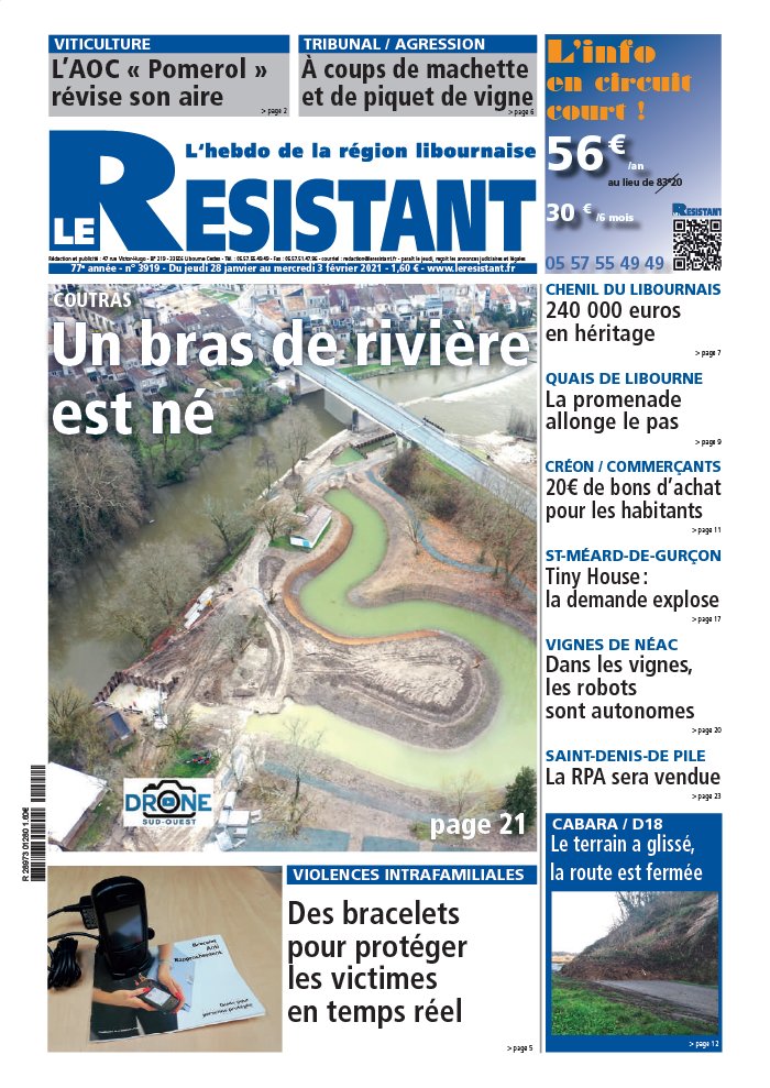 Le Résistant 21 janvier 2021 Abonnement Le Résistant Pas Cher avec BOUQUET INFO ePresse.fr