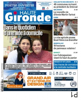 Haute Gironde N°1877 du 22 mars 2024 à télécharger sur iPad