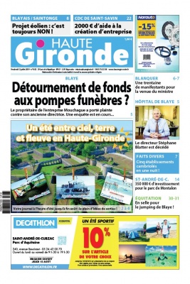 Haute Gironde N°1632 du 12 juillet 2019 à télécharger sur iPad
