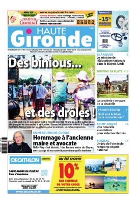 Haute Gironde N°1631 du 05 juillet 2019 à télécharger sur iPad