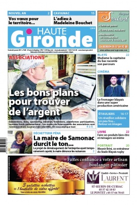 Haute Gironde N°1605 du 04 janvier 2019 à télécharger sur iPad