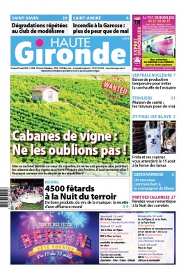 Haute Gironde N°1584 du 10 août 2018 à télécharger sur iPad