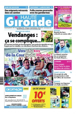 Haute Gironde N°1581 du 20 juillet 2018 à télécharger sur iPad