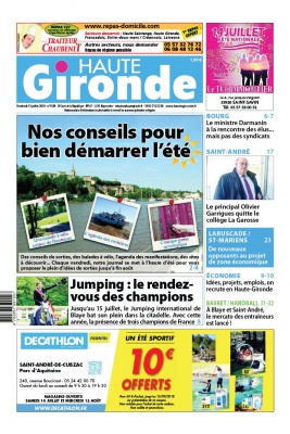 Haute Gironde N°1580 du 13 juillet 2018 à télécharger sur iPad