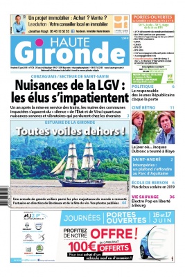 Haute Gironde N°1576 du 15 juin 2018 à télécharger sur iPad