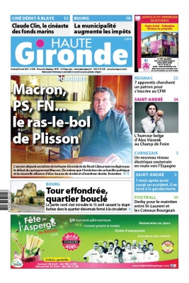 Haute Gironde N°1568 du 20 avril 2018 à télécharger sur iPad