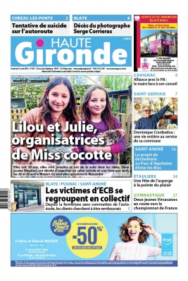 Haute Gironde N°1567 du 13 avril 2018 à télécharger sur iPad