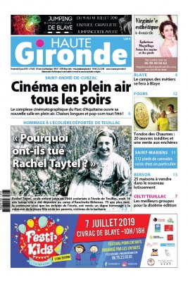 Haute Gironde N°1630 du 27 juin 2019 à télécharger sur iPad