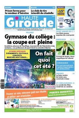 Haute Gironde N°1628 du 14 juin 2019 à télécharger sur iPad