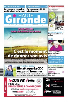 Haute Gironde N°1626 du 30 mai 2019 à télécharger sur iPad