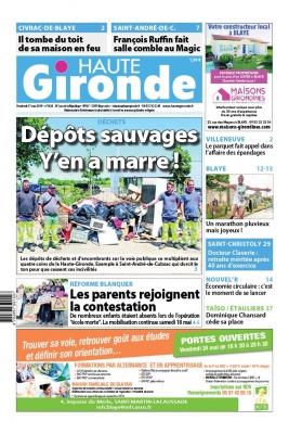 Haute Gironde N°1624 du 17 mai 2019 à télécharger sur iPad