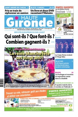 Haute Gironde N°1621 du 26 avril 2019 à télécharger sur iPad
