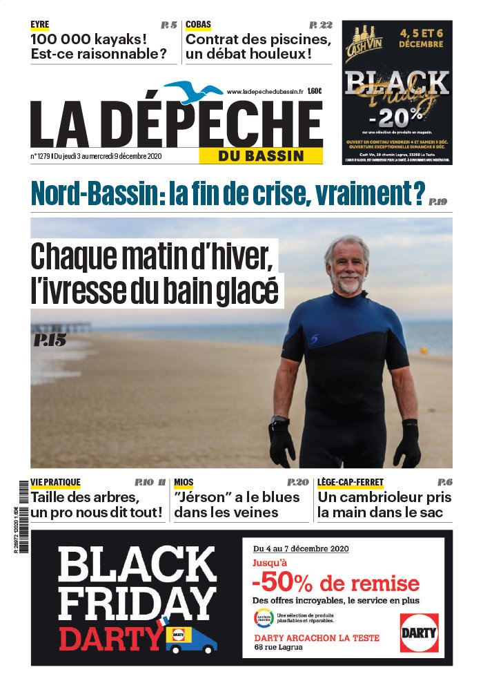 La Dépêche du Bassin 02 décembre 2020 Abonnement La Dépêche du Bassin Pas Cher avec BOUQUET INFO ePresse.fr