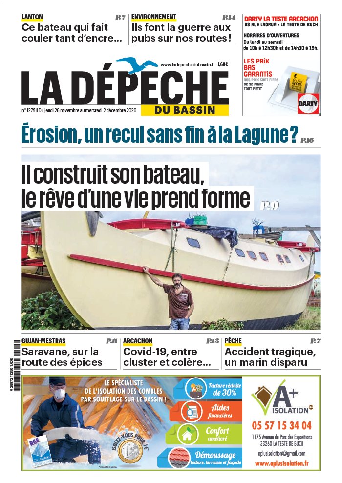 La Dépêche du Bassin 25 novembre 2020 Abonnement La Dépêche du Bassin Pas Cher avec BOUQUET INFO ePresse.fr