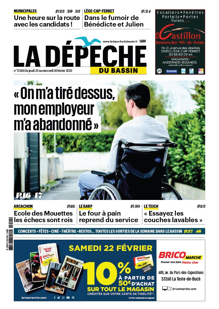 La Dépêche du Bassin 19 février 2020 Abonnement La Dépêche du Bassin Pas Cher avec BOUQUET INFO ePresse.fr