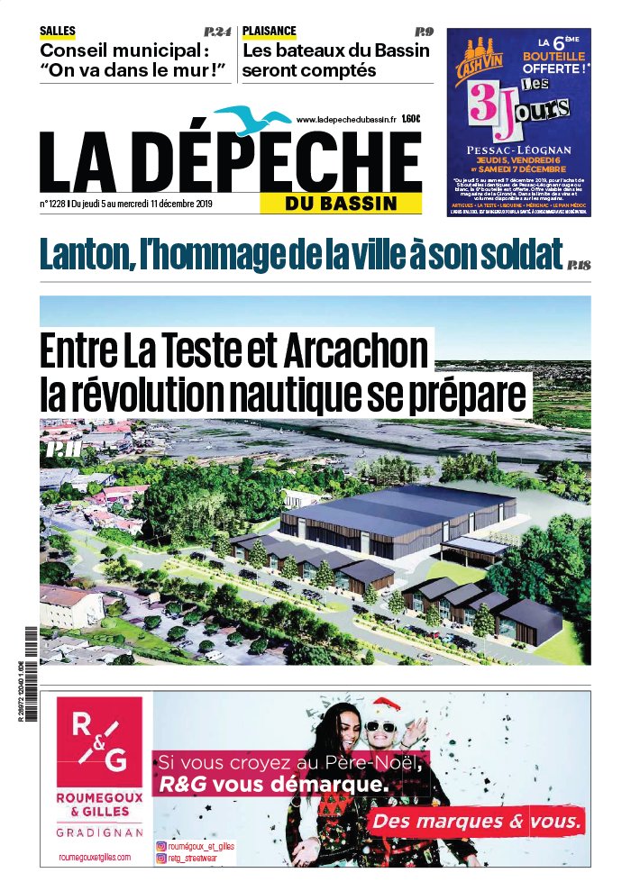 La Dépêche du Bassin 04 décembre 2019 Abonnement La Dépêche du Bassin Pas Cher avec BOUQUET INFO ePresse.fr