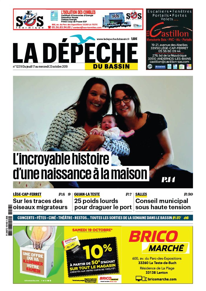 La Dépêche du Bassin 16 octobre 2019 Abonnement La Dépêche du Bassin Pas Cher avec BOUQUET INFO ePresse.fr