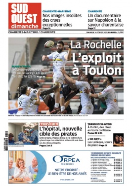 Sud Ouest Dimanche 14 février 2021 Sud Ouest Dimanche N°20210214 du 14 février 2021 à télécharger sur iPad