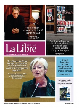 La Libre Belgique N°20240502 du 02 mai 2024 à télécharger sur iPad