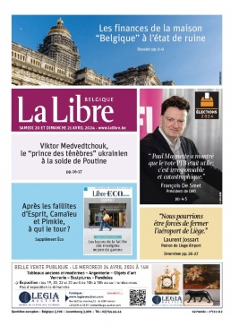 La Libre Belgique N°20240420 du 20 avril 2024 à télécharger sur iPad