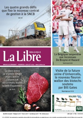 La Libre Belgique N°20210702 du 02 juillet 2021 à télécharger sur iPad