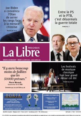 La Libre Belgique N°20210615 du 15 juin 2021 à télécharger sur iPad