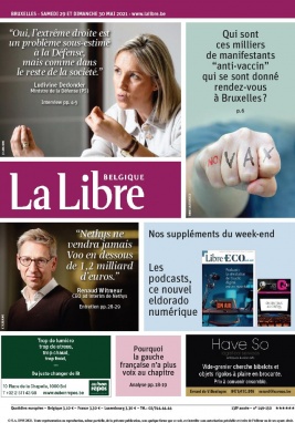 La Libre Belgique N°20210529 du 29 mai 2021 à télécharger sur iPad