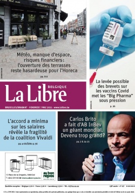 La Libre Belgique N°20210507 du 07 mai 2021 à télécharger sur iPad