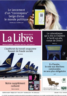La Libre Belgique N°20210505 du 05 mai 2021 à télécharger sur iPad
