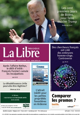 La Libre Belgique N°20210429 du 29 avril 2021 à télécharger sur iPad