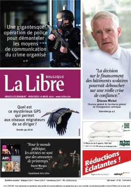La Libre Belgique N°20210310 du 10 mars 2021 à télécharger sur iPad