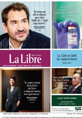 La Libre Belgique N°20210301 du 01 mars 2021 à télécharger sur iPad