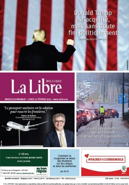 La Libre Belgique N°20210215 du 15 février 2021 à télécharger sur iPad